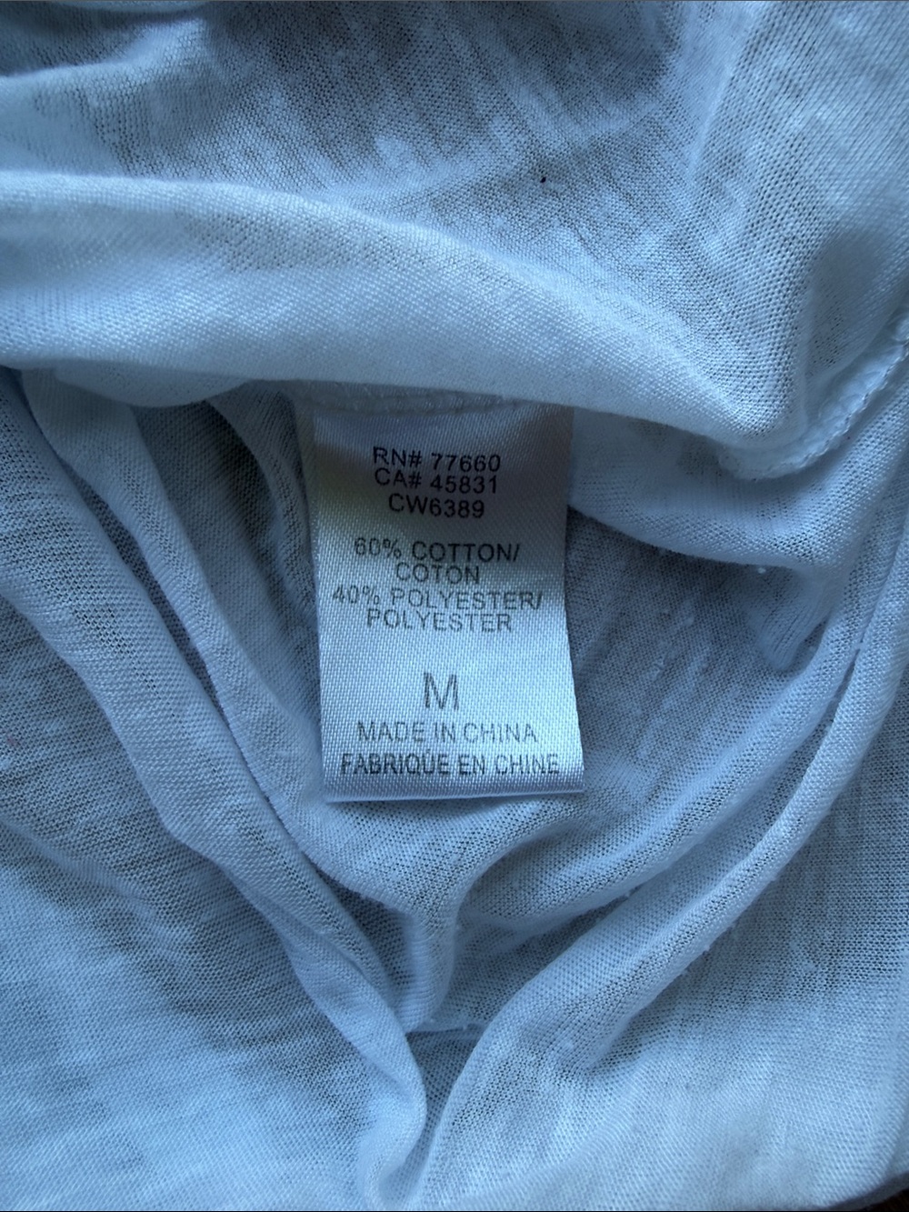 Chaser Size medium White 'Hawaii' Ringer Tee - Picture 4 of 6